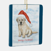 Ornament voor kerstpuppy (Rechts)