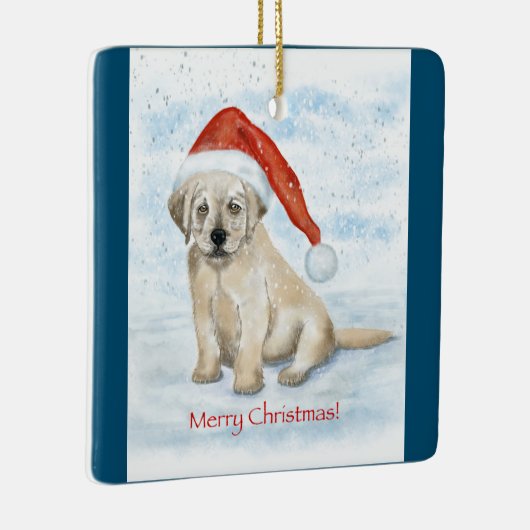 Ornament voor kerstpuppy (Rechts)