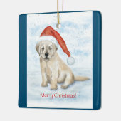 Ornament voor kerstpuppy (Links)