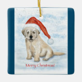 Ornament voor kerstpuppy (Voorkant)