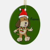 Ornament voor kerstpuppy "Simon" (Rechts)