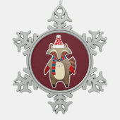 ornament voor kerstraccoon (Voorkant)