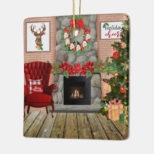 Ornament voor kerstroom (Links)