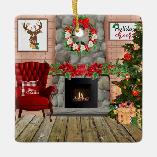 Ornament voor kerstroom (Voorkant)