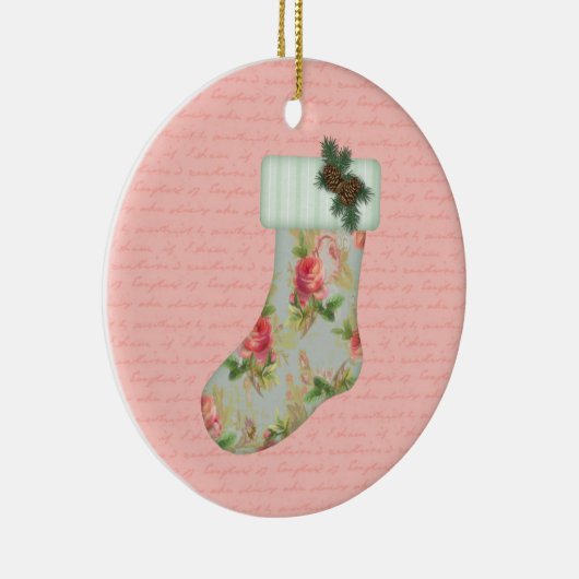 Ornament voor kerststooking met katoen (Rechts)