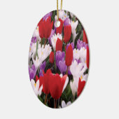 Ornament voor kleurrijke Tulp Flowers (Links)