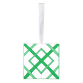 Ornament voor kubus - groene, onderling verbonden  (Rechts)