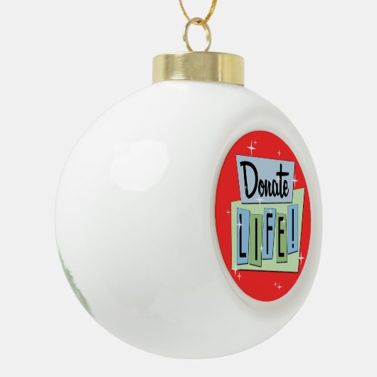 Ornament voor levensretro doneren (Links)