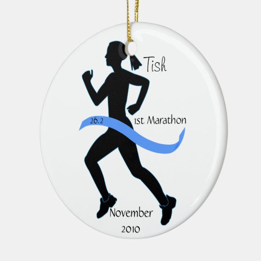 Ornament voor marathon-runner van Voman (Links)