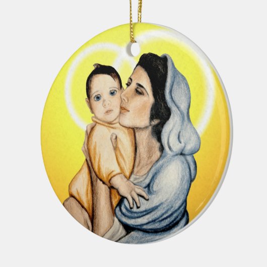 Ornament voor moeder en kind (Links)