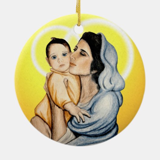 Ornament voor moeder en kind (Achterkant)