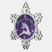 Ornament voor Paarse kerstreïndustrie (Rechts)
