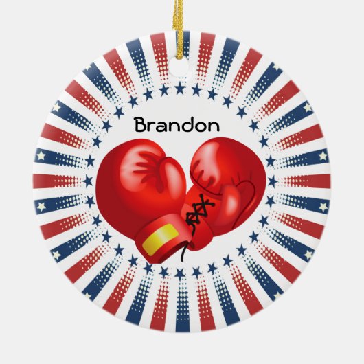 Ornament voor patriottisch boxing (Achterkant)