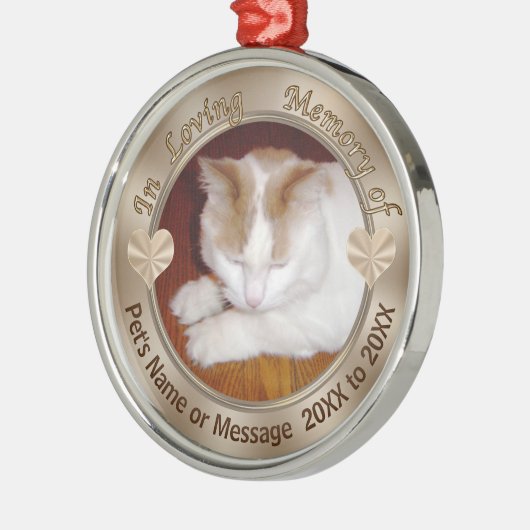 Ornament voor persoonlijk gebruik van uw FOTO en T (Links)