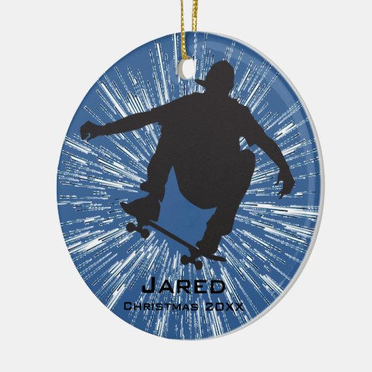 Ornament voor persoonlijk skateboarden (Links)