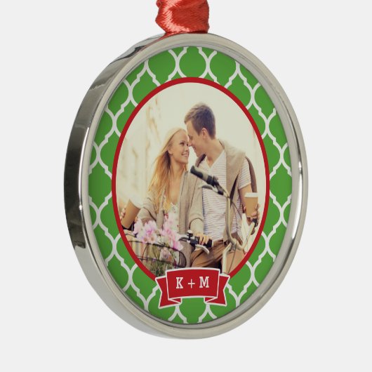 Ornament voor persoonlijk Verloving fotoMonogram (Rechts)