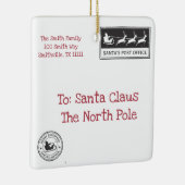 Ornament voor persoonlijke kerstbrief (Rechts)