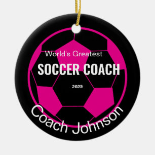 Ornament voor persoonlijke Voetbal coach