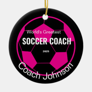Ornament voor persoonlijke Voetbal coach