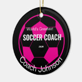 Ornament voor persoonlijke Voetbal coach (Links)