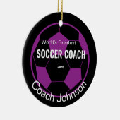 Ornament voor persoonlijke Voetbal coach (Rechts)