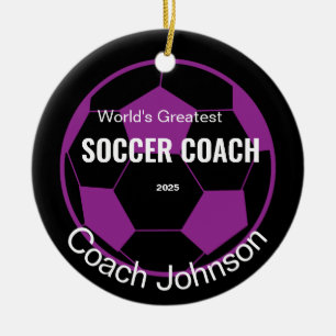 Ornament voor persoonlijke Voetbal coach