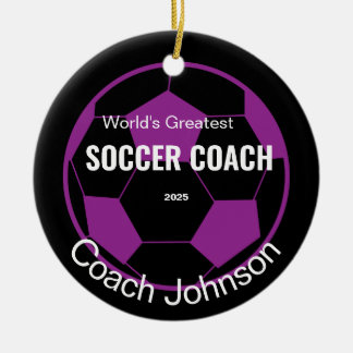 Ornament voor persoonlijke Voetbal coach