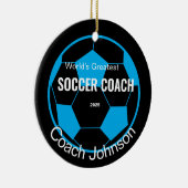 Ornament voor persoonlijke Voetbal coach (Rechts)