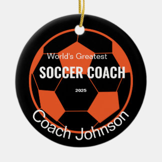 Ornament voor persoonlijke Voetbal coach