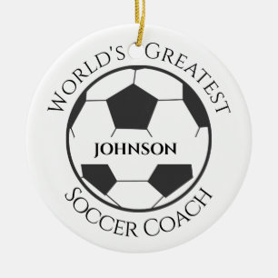 Ornament voor persoonlijke Voetbal coach