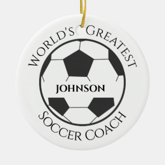Ornament voor persoonlijke Voetbal coach
