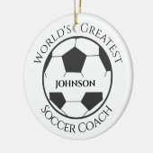 Ornament voor persoonlijke Voetbal coach (Links)