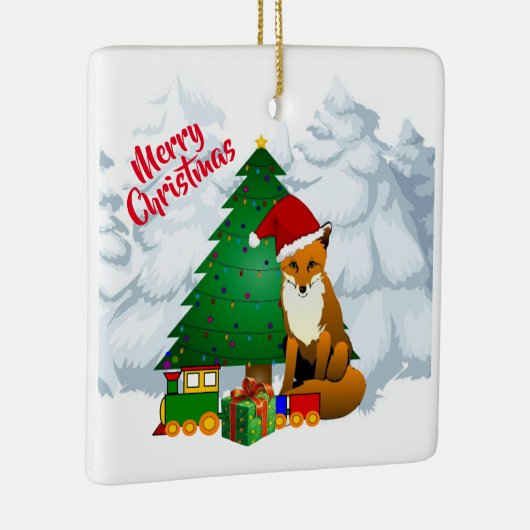 Ornament voor prettige kerstbevruchting (Rechts)