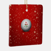 Ornament voor prettige kerstgolf-bal (Rechts)