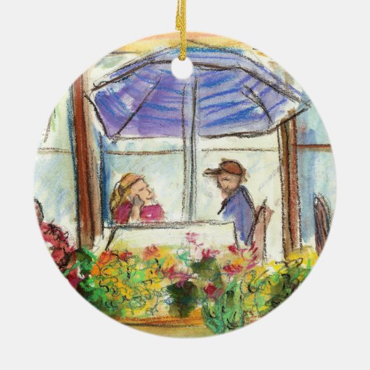 Ornament voor restaurants in Pike Place (Seattle,  (Achterkant)