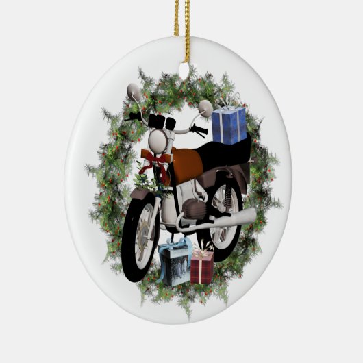 Ornament voor rondedag van motorfietsen en cadeaus (Rechts)