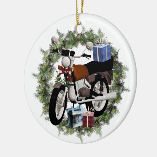 Ornament voor rondedag van motorfietsen en cadeaus (Links)