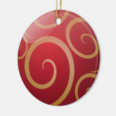 ornament voor rood en goud (Links)