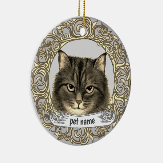 Ornament voor Siberisch kattenliefhebbers (Rechts)
