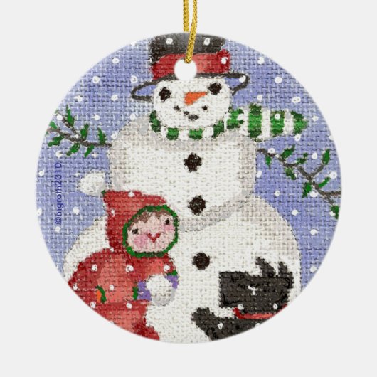 ornament voor snowman en scotty (Voorkant)
