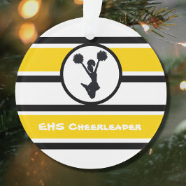 Ornament voor speciaal gepersonaliseerd goud en zw