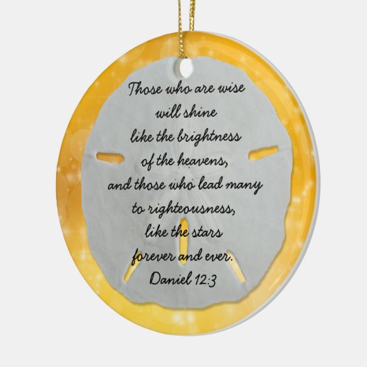 Ornament voor Tropical Gold Christelijk Scriptpred (Links)