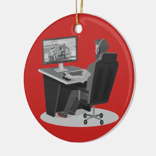 Ornament voor videogamer (Links)