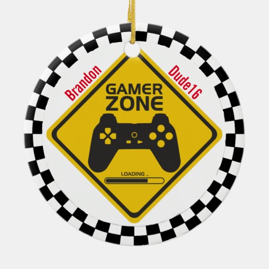 Ornament voor videogaming (Achterkant)