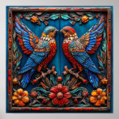 Ornament voor vogels poster (Voorkant)