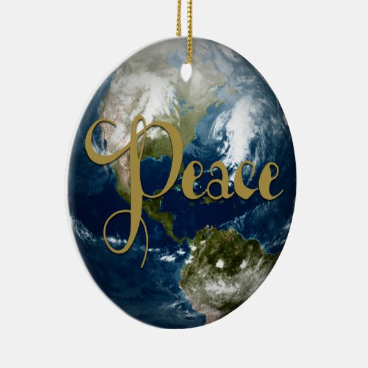 Ornament voor vrede op aarde met kerstbomen (Rechts)