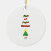 Ornament voor vrolijke kerstcirkel (Voorkant)