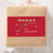 Ornament voor vrolijke kerstdagen - Etiket (Insitu)