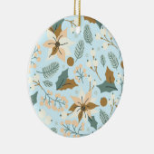 Ornament voor wintervakantie in Poinsettia (Rechts)