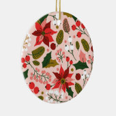 Ornament voor wintervakantie in Poinsettia (Rechts)